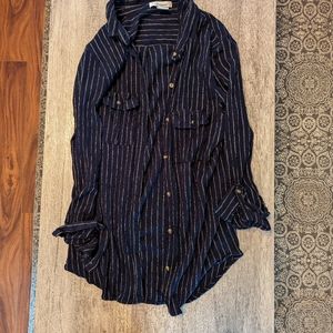 Blue blouse for women.